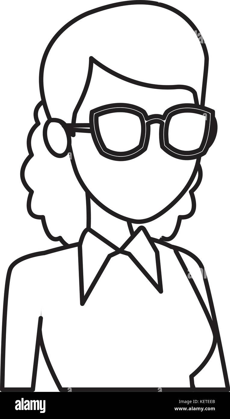 Dibujos de profesora para colorear