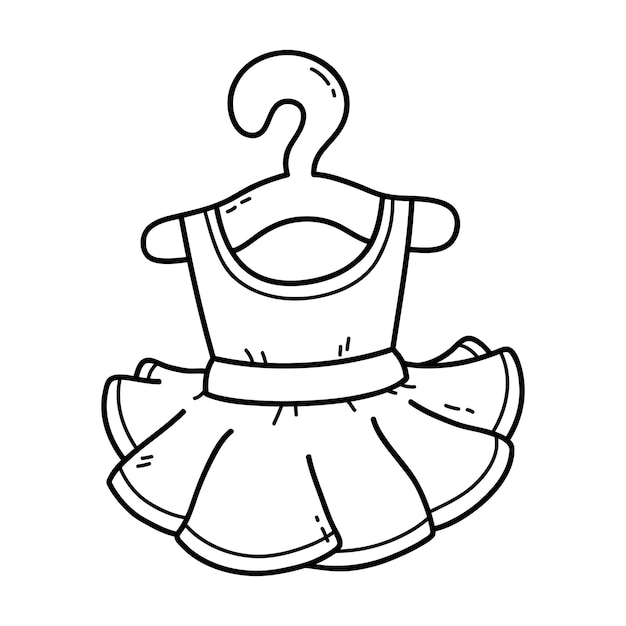 Dibujos de tutus para colorear