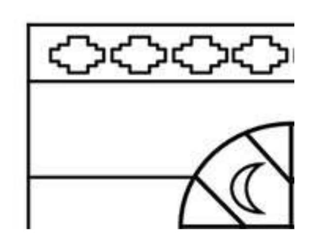 Dibujos de bandera mapuche para colorear