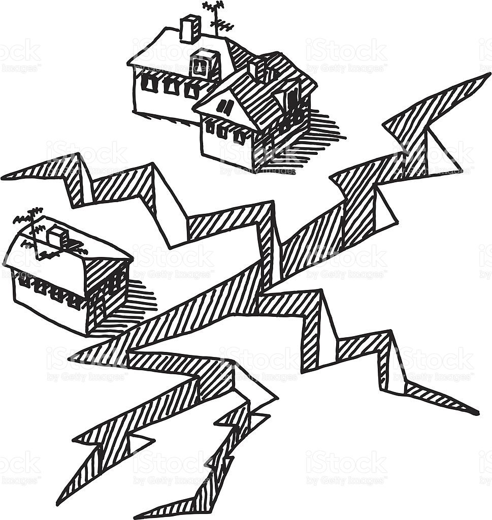 Dibujos de terremotos para colorear