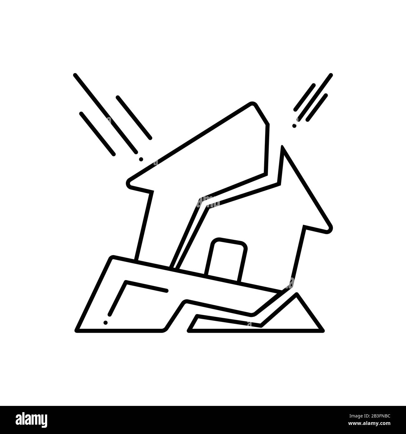 Dibujos de terremotos para colorear