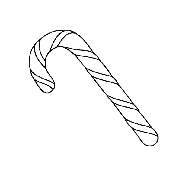 Dibujos de baston caramelo para colorear