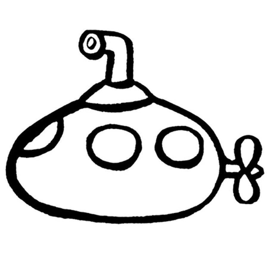Dibujos de submarinos para colorear
