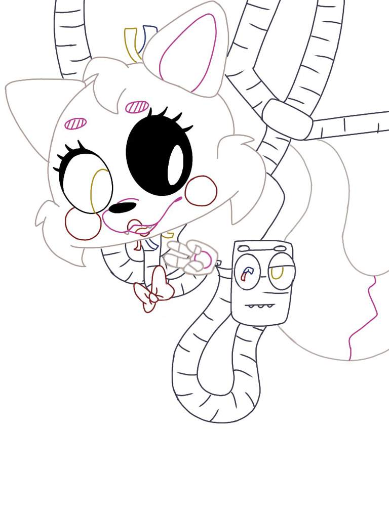 Dibujos de mangle para colorear