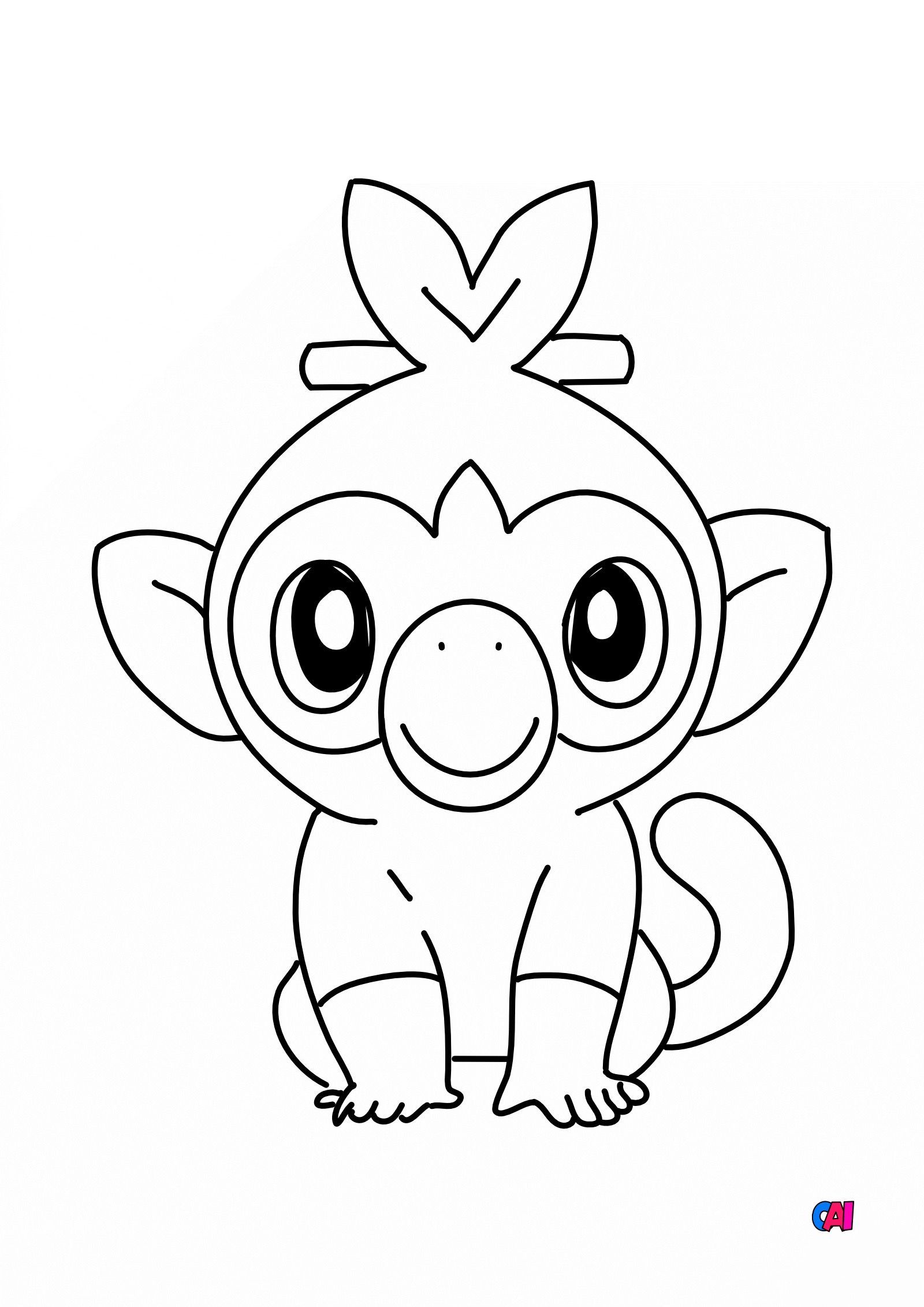 Dibujos de grookey para colorear - Dibujos De Grookey Para Colorear 9