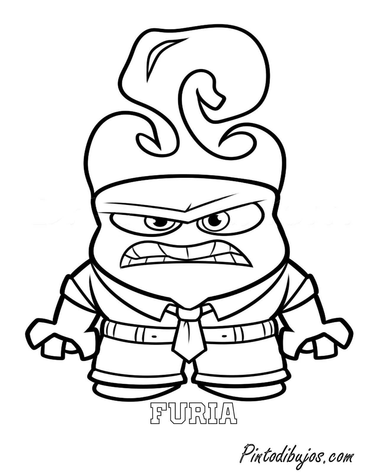 Dibujos de intensamente para colorear