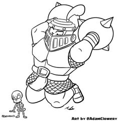 Dibujos de megacaballero para colorear