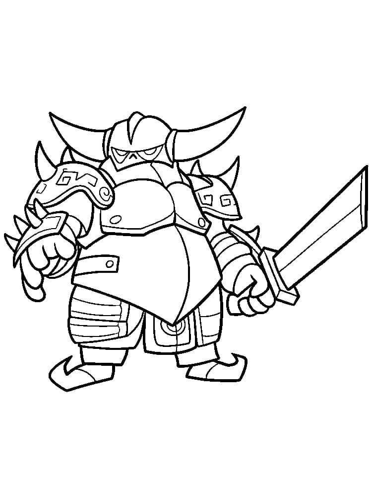 Dibujos de megacaballero para colorear