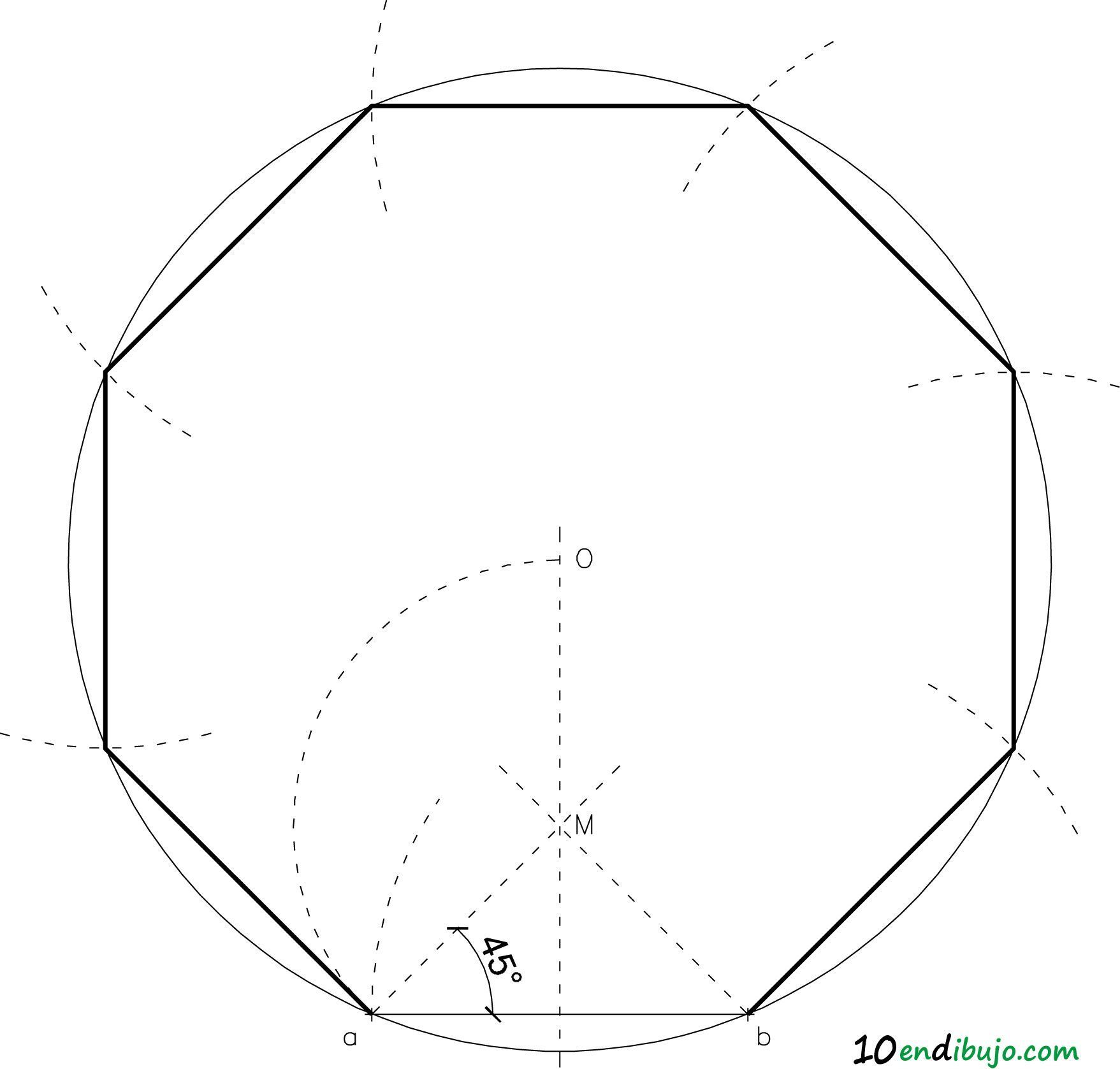 Dibujos de poligonos regulares para colorear