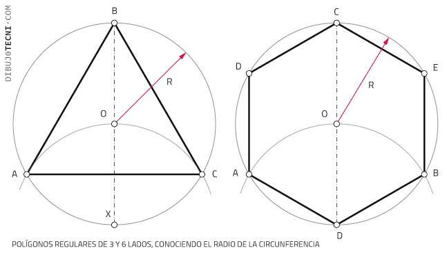 Dibujos de poligonos regulares para colorear