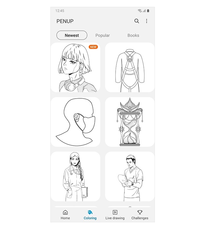 Dibujos de app para colorear | vsun