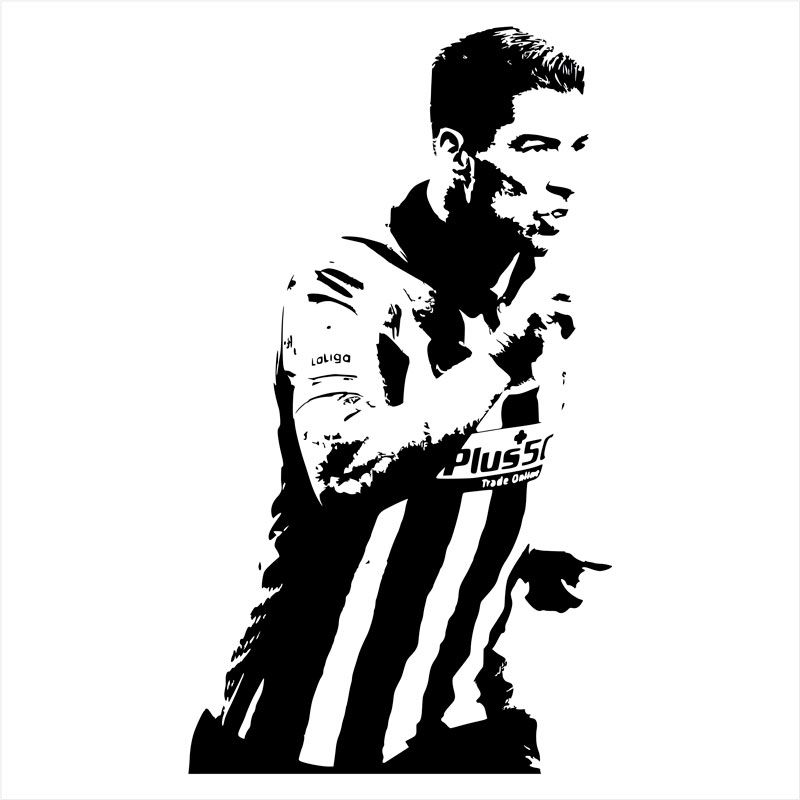 Dibujos de luis suarez para colorear