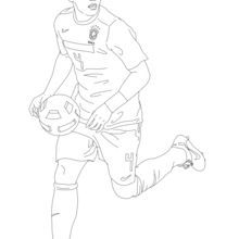 Dibujos de luis suarez para colorear