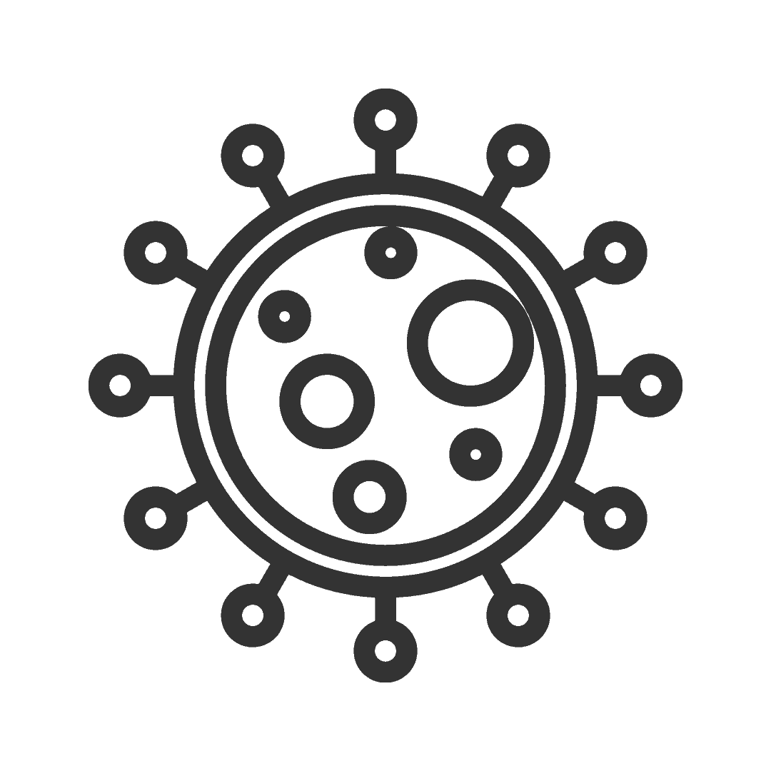 Dibujos de virus para colorear