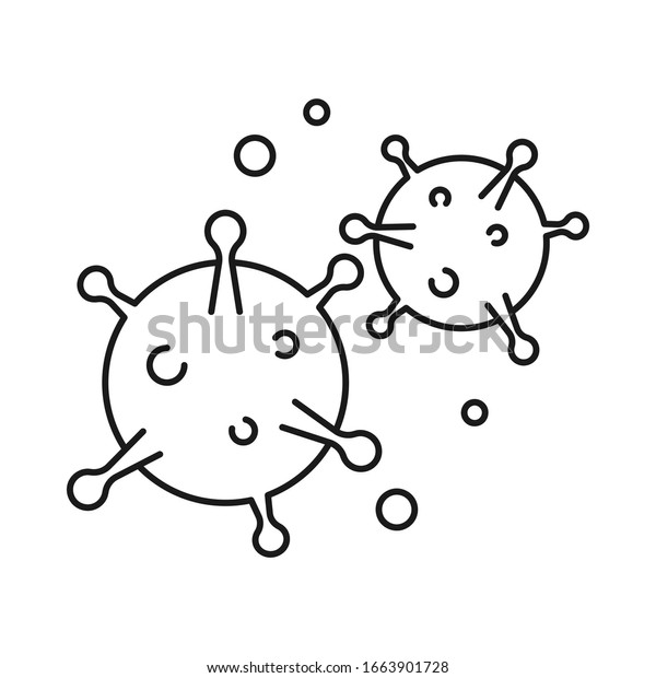 Dibujos de virus para colorear