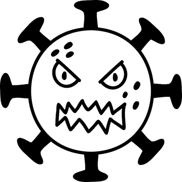 Dibujos de virus para colorear