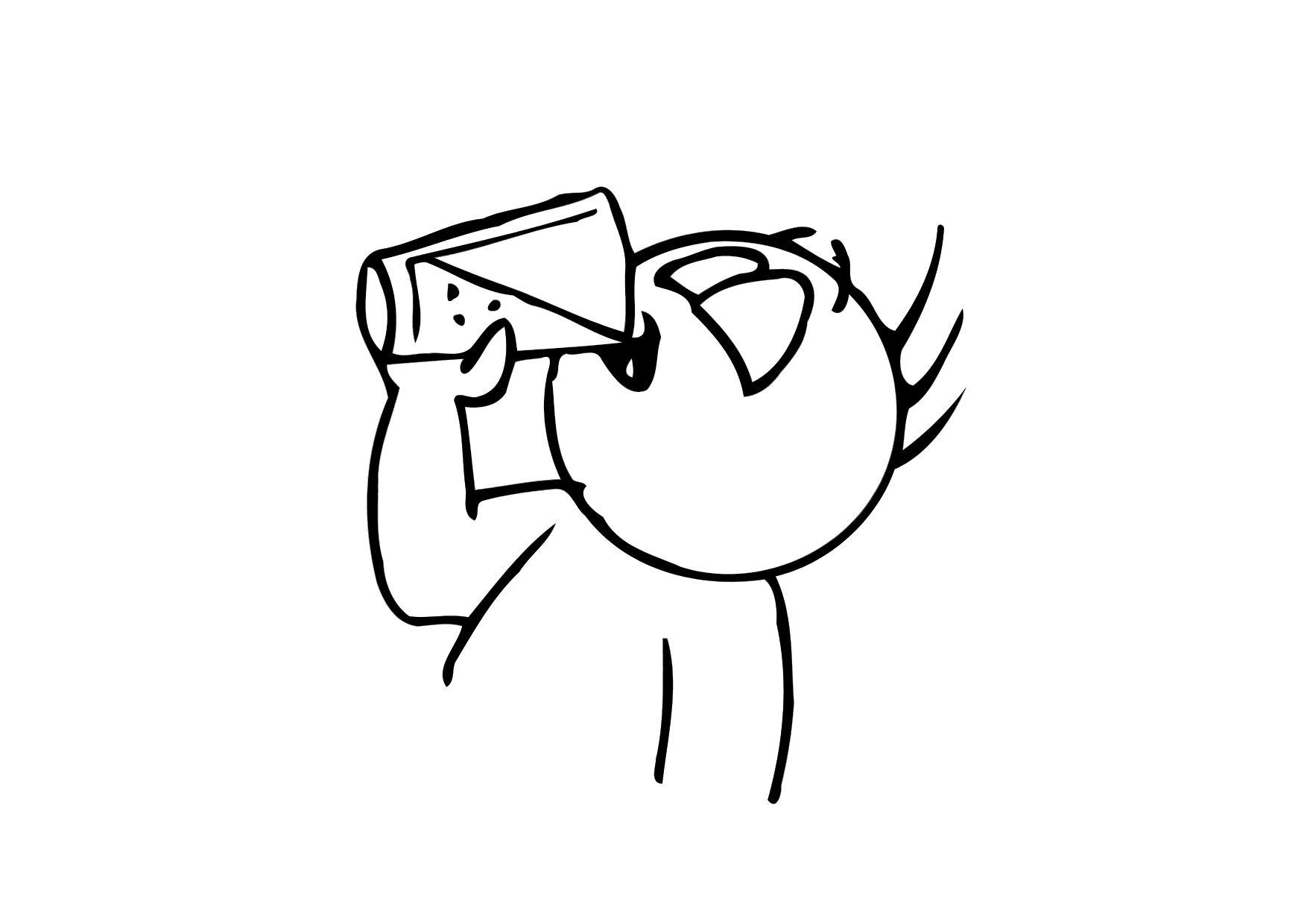 Dibujos de beber para colorear