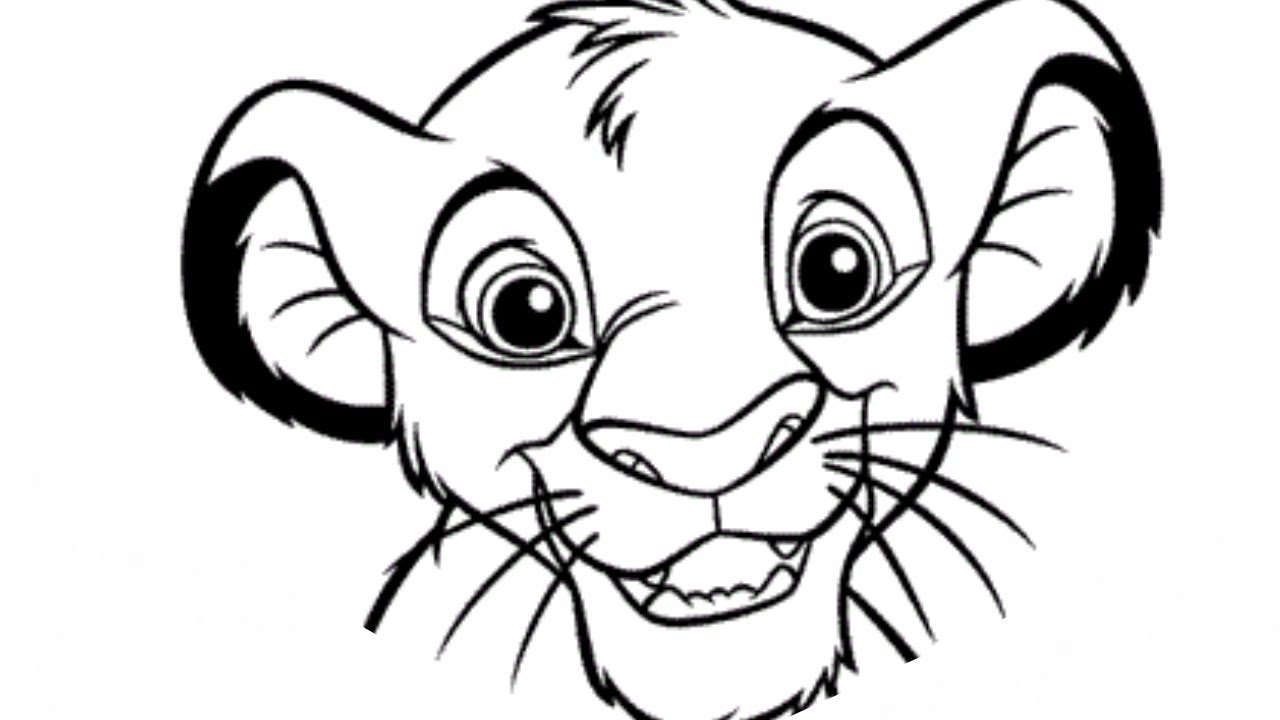 Dibujos de simba para colorear | vsun