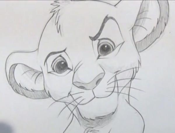 Dibujos de simba para colorear