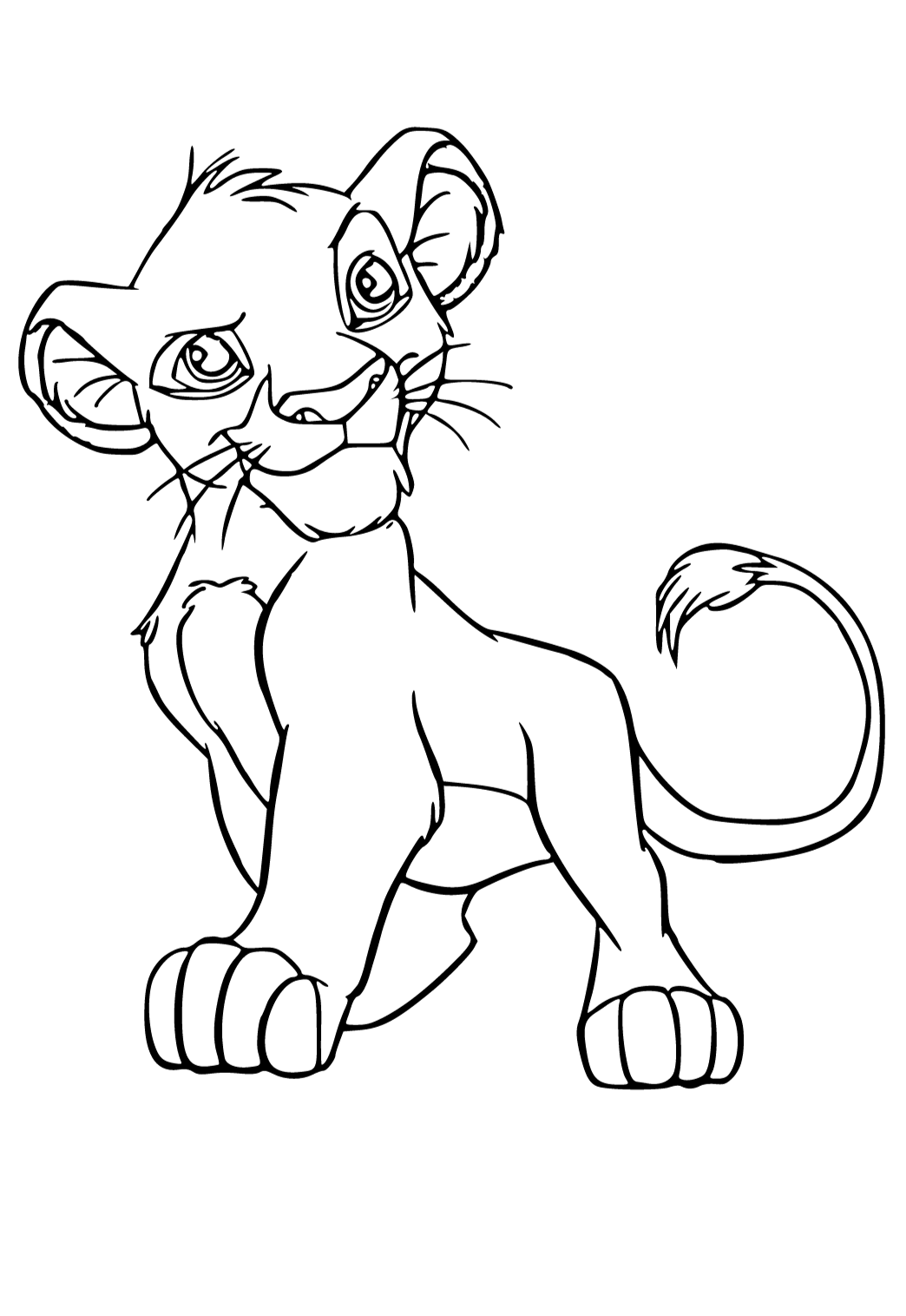 Dibujos de simba para colorear | vsun