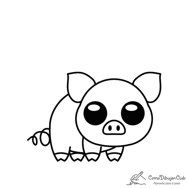 Dibujos de puerquitos para colorear