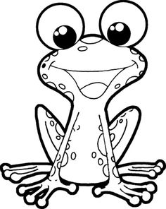 Dibujos de ranas para colorear