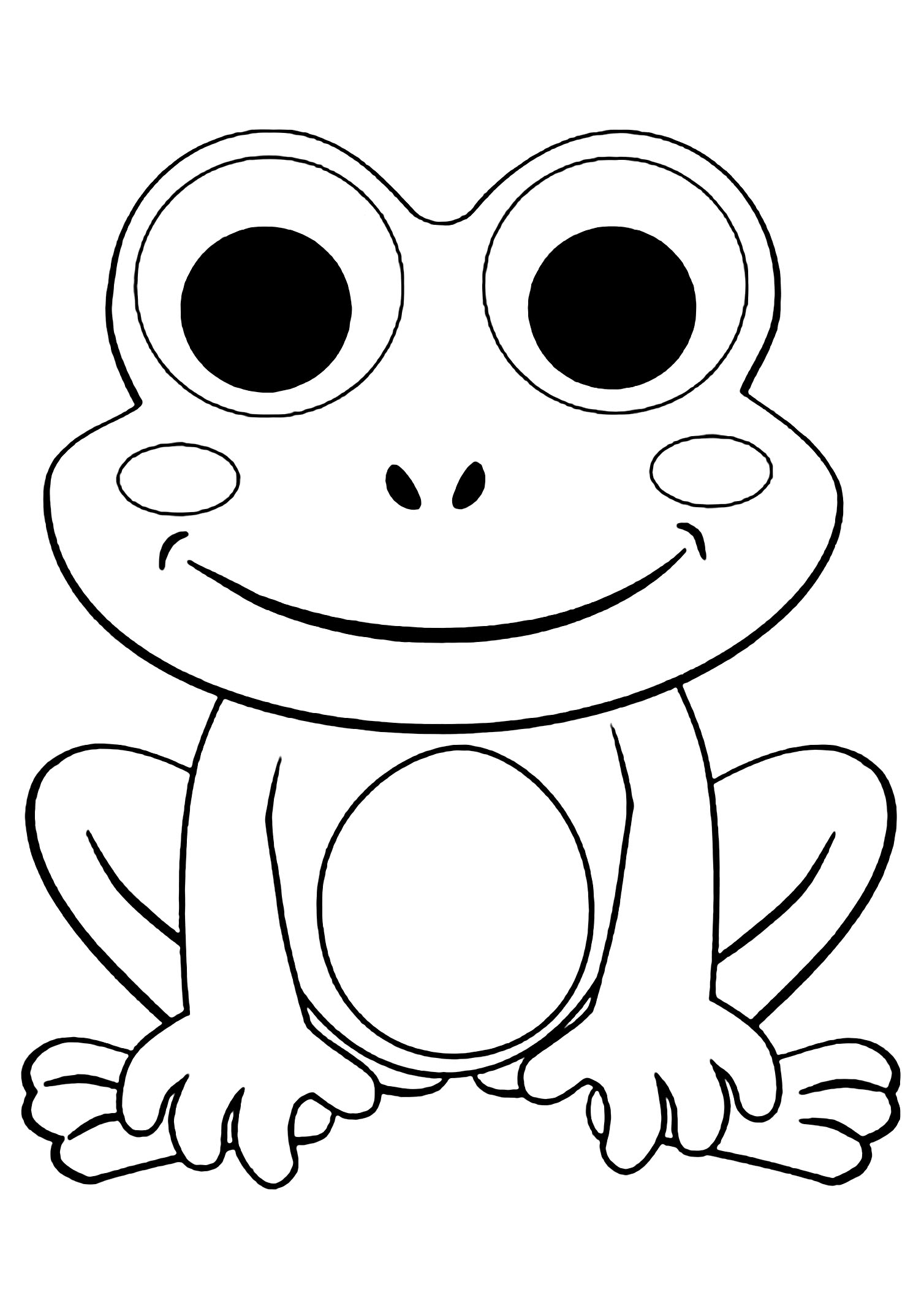 Dibujos de ranas para colorear