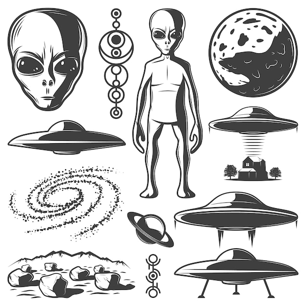 Dibujos de extraterrestres animados para colorear