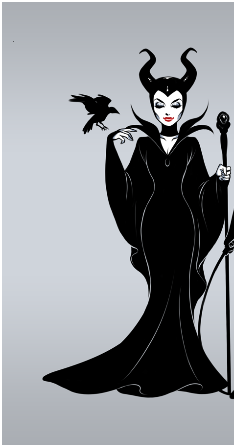 Dibujos de malefica disney para colorear