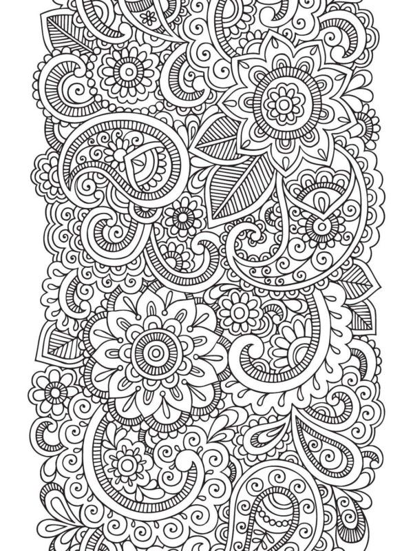 Dibujos de dificiles sean mandalas para colorear