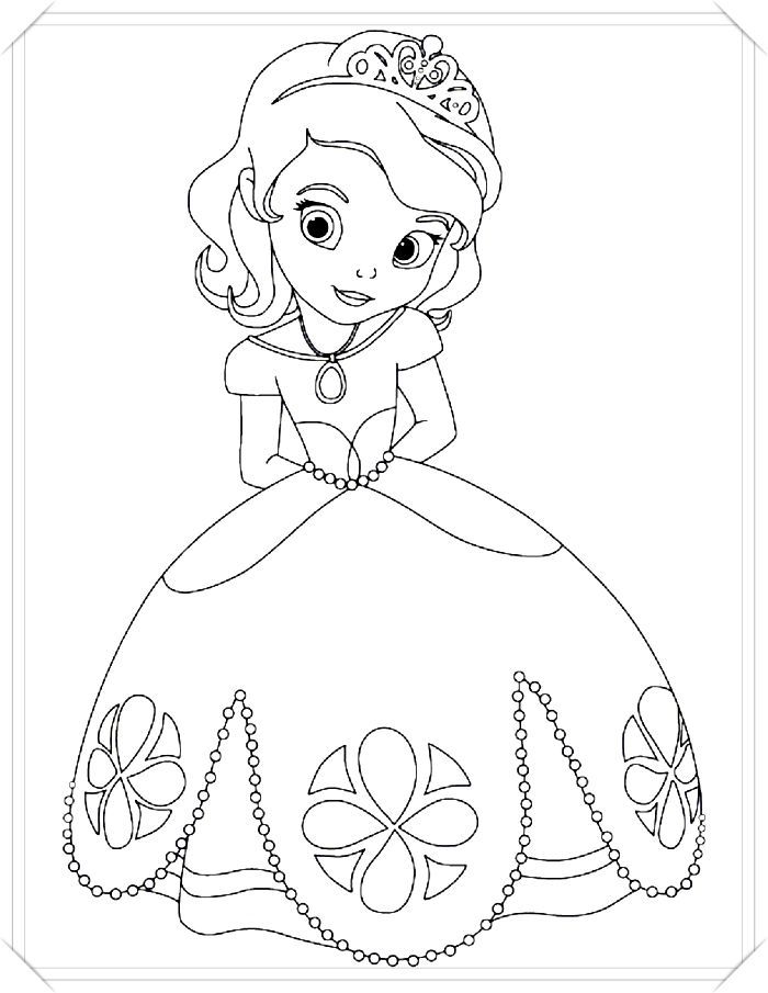 Dibujos de figuras princesas para colorear