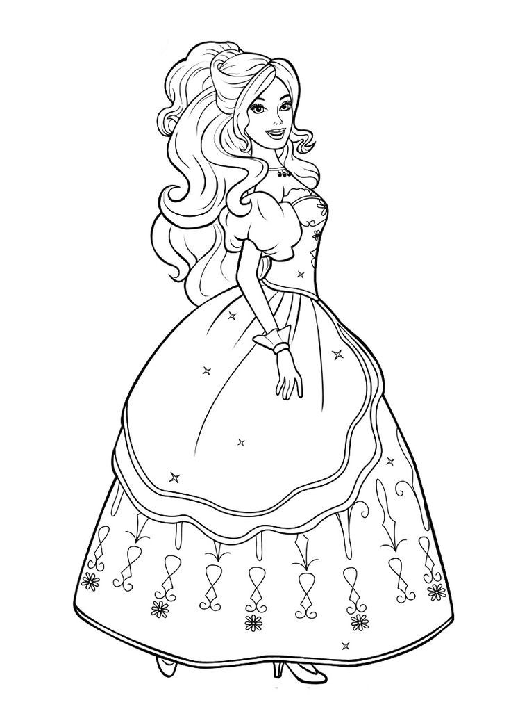 Dibujos de juegos princesas para colorear