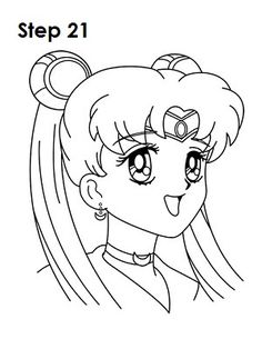 Dibujos de sailor moon para colorear