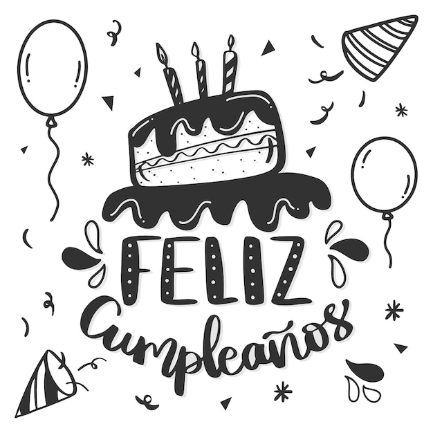 Dibujos de cumpleaños para colorear