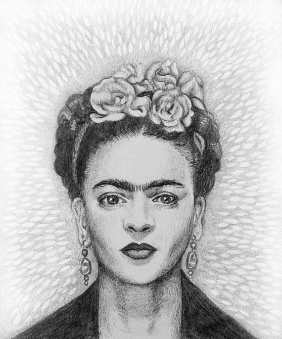 Dibujos de frida kahlo para colorear