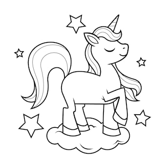 Dibujos de unicornios para colorear